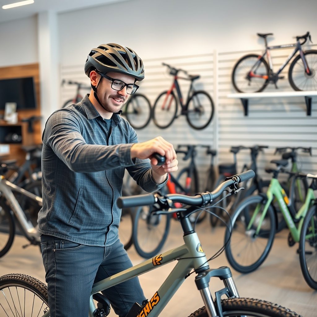 Commuter bike with accessories