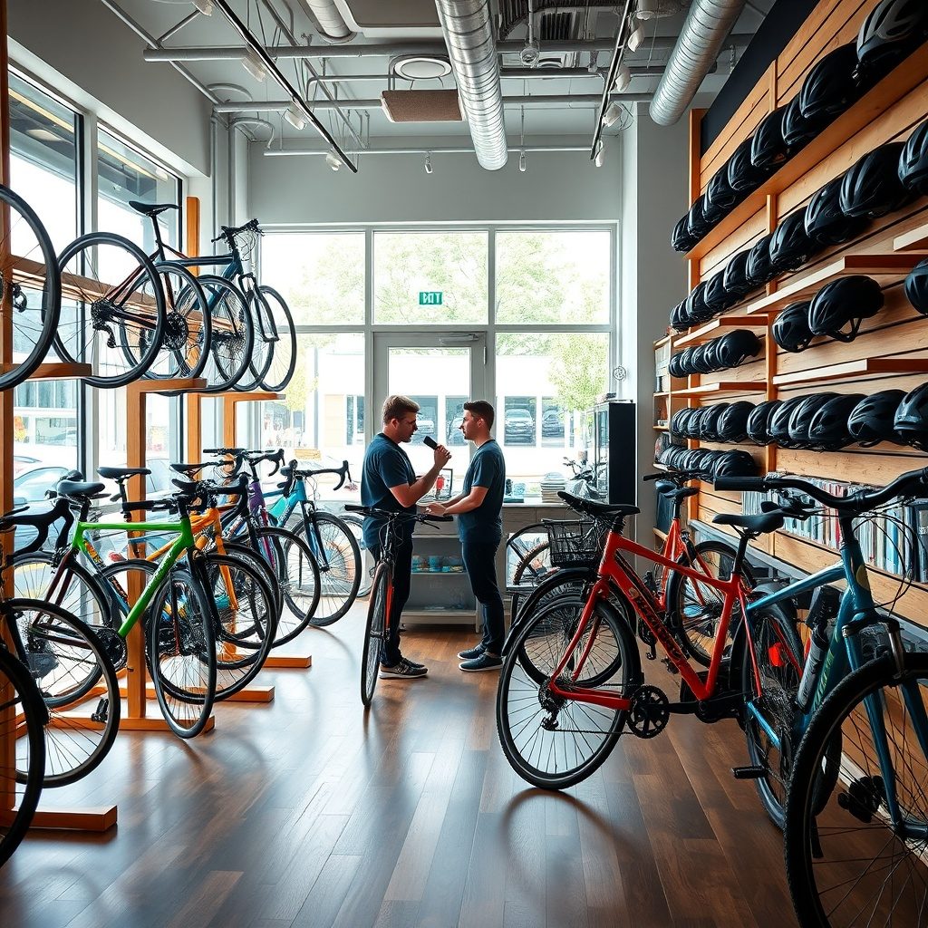 Bikeshop storefront
