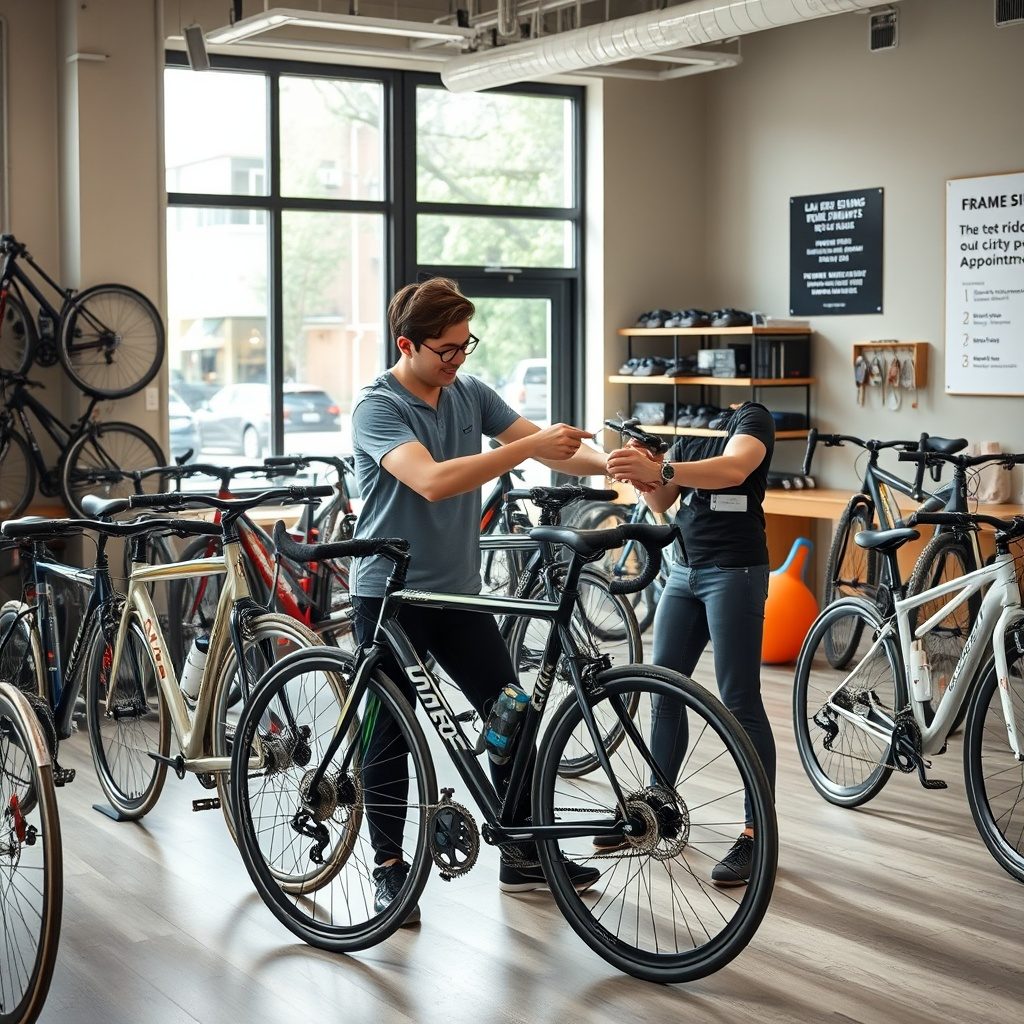 Urban cyclists enjoying a city ride
